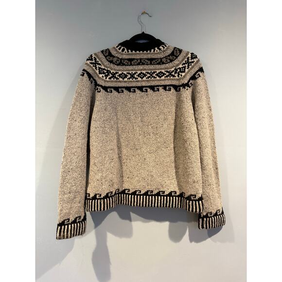 Sierra Club Fair Isle Wool Blend Zip Sweater – Size XL – NWT - Picture 5 of 5
